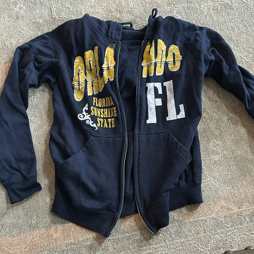 navy zip up